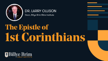The Epistle of 1st Corinthians